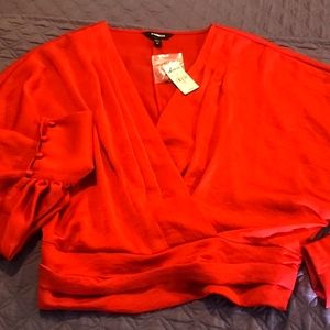 NWT Express Burnt Orange Top